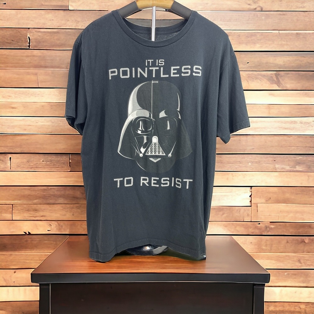 Disney Star Ears Darth Vader T-Shirt Large Black